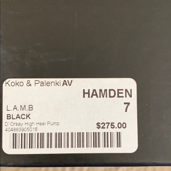 L.A.M.B black HAMDEN pump size 7 - Picture 7 of 7